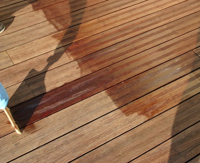 Application pour terrasse en bois