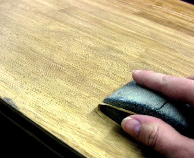 Sanding Old Wooden Furniture