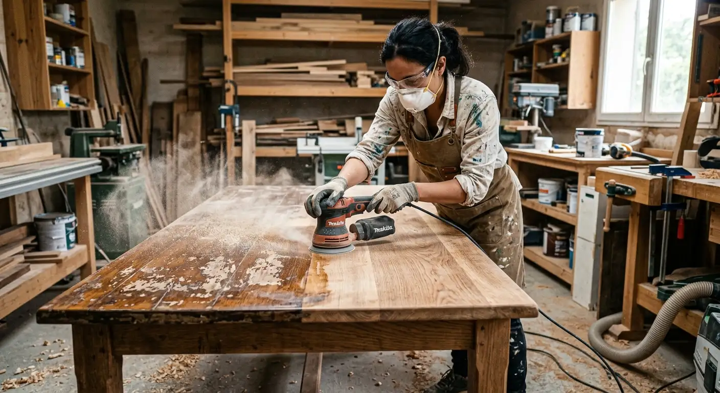 Décaper du vernis sur bois