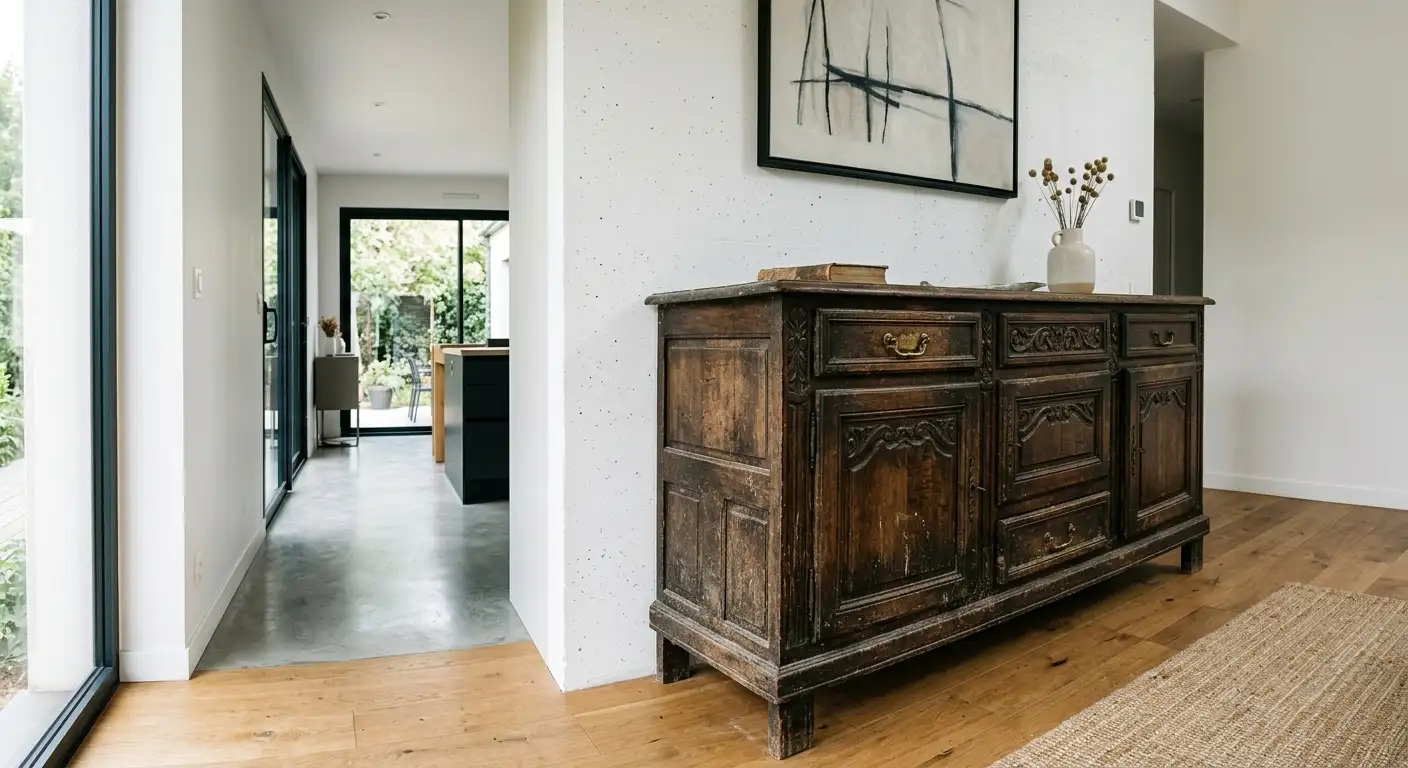 Nettoyer un meuble en bois ciré encrassé